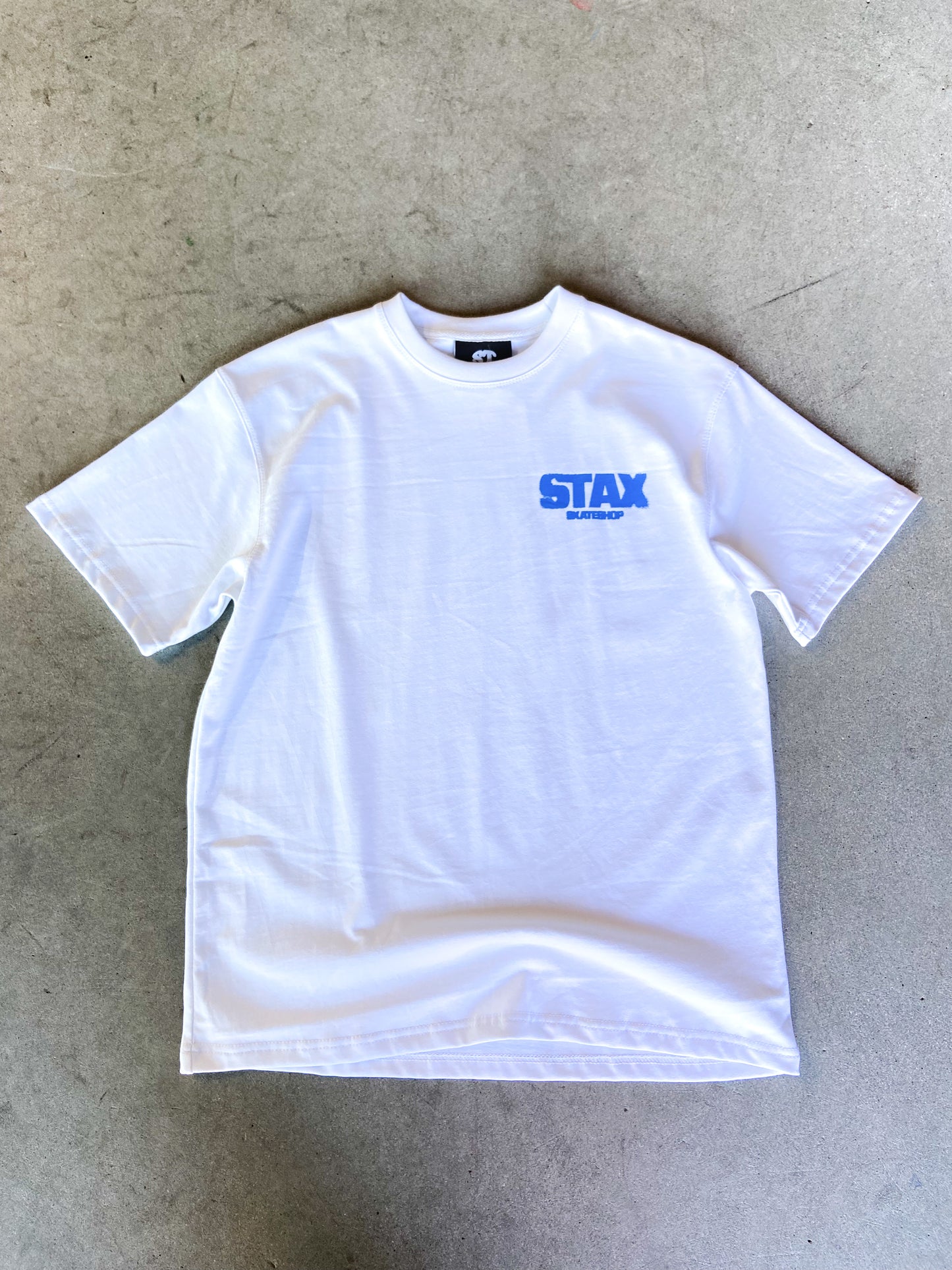 Stax Tee Spray Logo