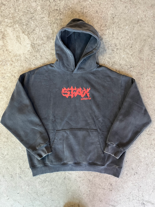 Flame Script hoodie