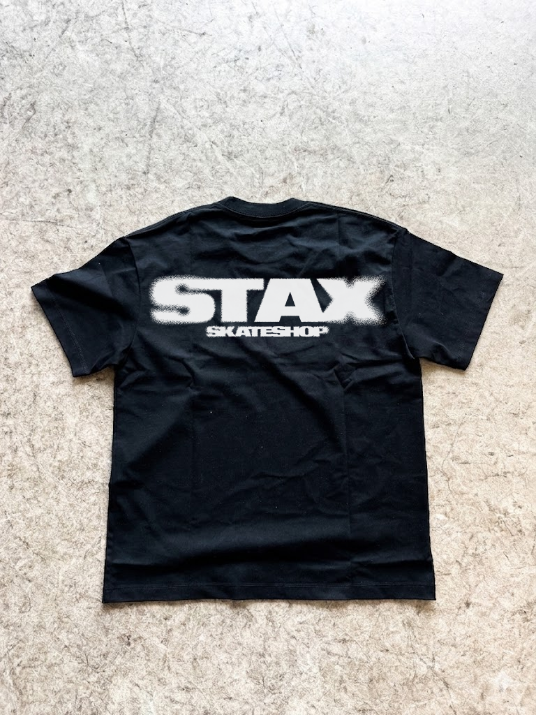 Blur Tee Spray Logo Black