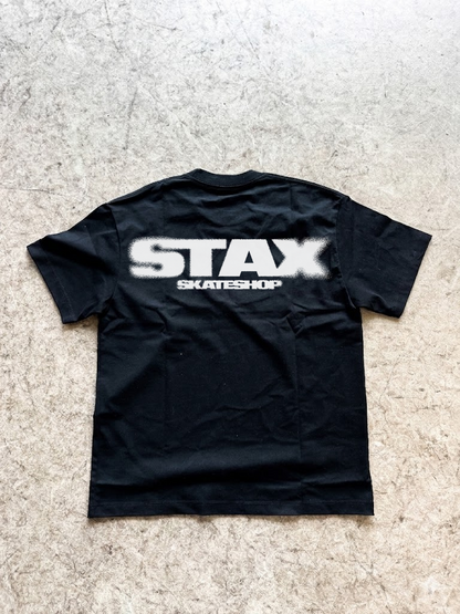 Blur Tee Spray Logo Black