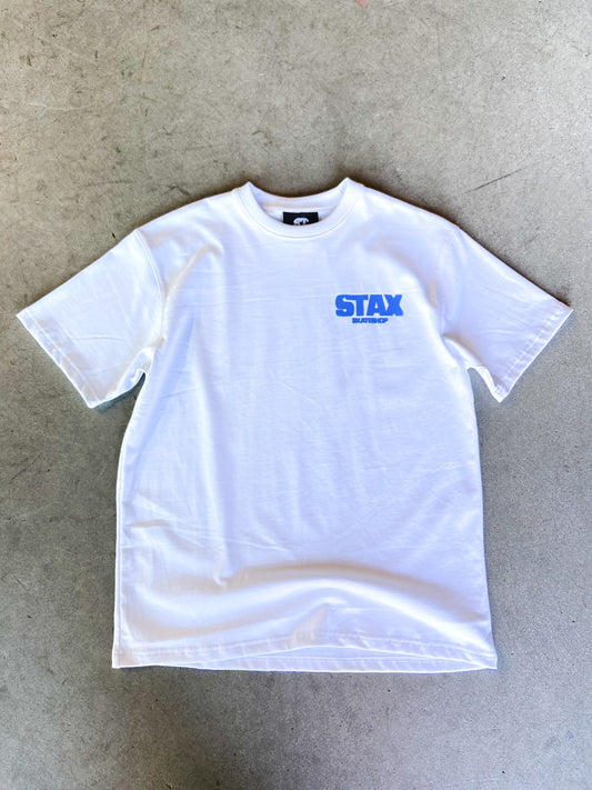 Blur Tee Spray Logo White